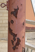 painting steel columns